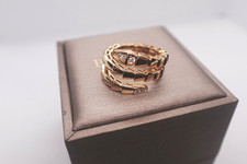 NewBuIgarYellow gold Diamond Ring Serpenti.Viper - Auth  picture
