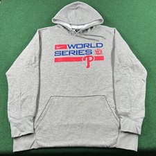 Philadelphia Phillies Hoodie Mens XL Sweatshirt Nike Swoosh World Series Team picture