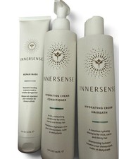 3 PACK Innersense Hydrating Hairbath Shampoo, Conditioner 10 oz + Repair Mask picture