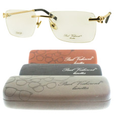 NEW PAUL VOSHERONT PV3634C2 23KGP 57-18-145 Gold Optical Frame Eyeglasses picture
