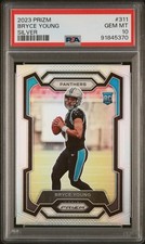 Panini 2023 Prizm Bryce Young Silver Prizm Rookies RC #311 PSA 10 Panthers QTY picture