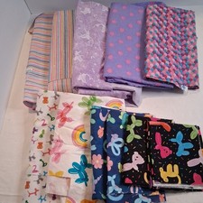  2.8 lb Novelty Fabric Remnants Scraps  Sewing cotton Quilting balloon animals + picture