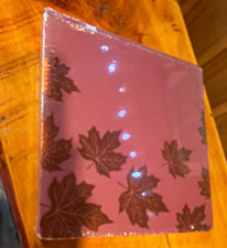 Creative Memories Hello Autumn Strap-Hinge Scrapbook Album 12x12 Purple Leaves picture