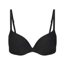 Skims Signature Swim Ultimate Push Up Top - New - Onyx Black - Size 5 picture