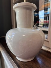 Vintage Pfaltzgraff York Keystone Art Pottery Vase #257 White 9.5