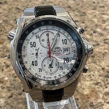 [N MINT w/Box] ORIENT TD0G-C1-B white dial Chronograph Qz Men's watch From JAPAN picture
