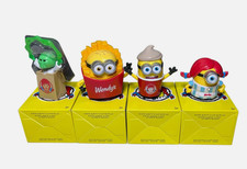 Wendy’s Minions And Monsters Premium Promo. Complete Set of 4 SEALED BRAND NEW picture