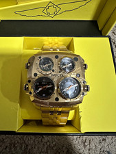 Invicta Aviator Zulu Time Multi-Dial Gold Tone picture