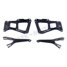 For 2009-18 Dodge Ram 1500 2010-18 2500 3500 Rear Bumper Mounting Brackets Set picture