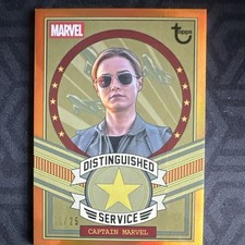 Topps 2025 Marvel Studios Distinguished Service Captain Marvel DS-4 #11/25 picture