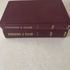 Exposition of Isaiah Hardcover Herbert C. Leupold 2 Volumes picture