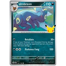 Umbreon 091/128 30th Celebration Holo picture