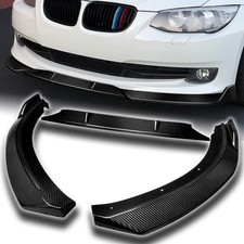 3PCS Real Carbon Fiber Front Lip Spoiler Splitter Kit for BMW E92 E93 2011-2013 picture