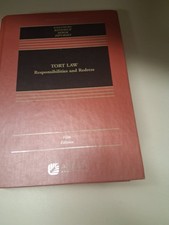 Tort Law Responsibilities and Redress 5th Ed Goldberg Kendrick Aspen Casebook picture