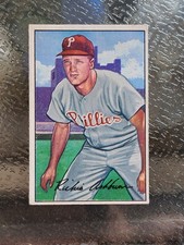 1952 Bowman #53 Richie Ashburn HOF Philadelphia Phillies *Paper Loss/Stamp* picture