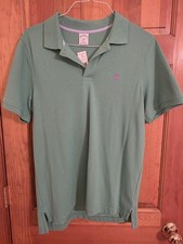 Brooks Brothers Mens Slim Fit Pique Polo Shirt Large Green NWT 100% Cotton picture