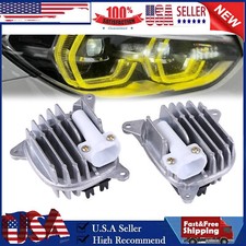 ✅2PCS Lemon Yellow DRL LED Boards For BMW X3 G01 X3M F97 X4 G02 X4M F98 2018-21✅ picture