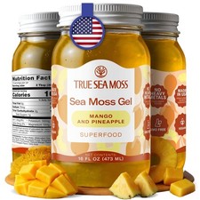 TrueSeaMoss Sea Moss Gel – Made in USA – Wildcrafted Seamoss, Fruits & Jarred Ve picture