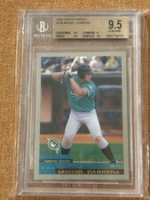 2000 Topps Traded Miguel Cabrera #T40 RC Rookie BGS 9.5 Gem Mint Marlins picture
