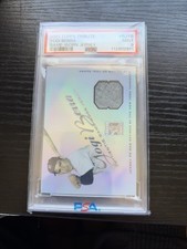 Yogi Berra 2001 Topps Tribute Game-Worn Jersey #RJYB Yankees LOW POP - PSA 9 picture