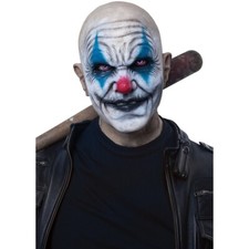 Ghoulish Productions Psycho Clown Adult Latex Head Mask Hyper-Realistic Clown picture