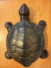 Antique Royal Products Chicago Mechanical Turtle Spittoon Cast Iron Complete picture
