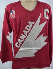 1987 Wayne Gretzky Team Canada Signed CCM Hockey Jersey w/ two authentications picture