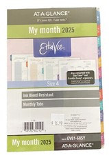 At A Glance My Month 2025 Etta Vee Monthly Refill Size 4 EV81-685Y New Sealed picture
