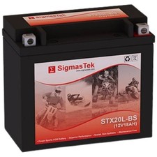 Replacement For Mighty Max YTX20L-BS Battery By Sigmastek picture