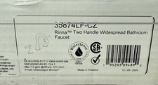 Delta Rinna 35874LF-CZ Two Handel Widespread Bathroom Faucet picture