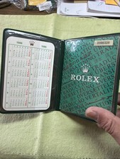 Vintage Rolex wallet /paper holder; translation Book (1986) &1986 calendar Set❗️ picture