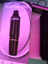 Wormhole Tattoo Pen Kit Black w/ Power Supply, Cartridges, Ink & Manual picture