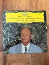 Schubert Wanderer-Fantasie Moments Musicaux Wilhelm Kempff DG 139 372 Vinyl LP picture