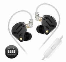 KZ ZS12 PRO X with Tuning Switches in Ear Monitor IEM Headphones,1DD+5BA MIC picture