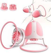 Nipple Sucking Vibrator Rotating Breast Stimulator Sucking Stimulator Massager picture
