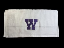 Washington University (Vintage) Caddy Towel / 44in x 24 in (41k Stitches) White picture