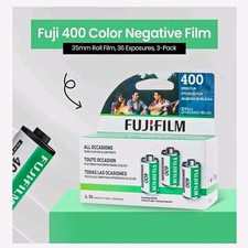 Fujifilm 400 Color Negative Film 35mm/135 400 ISO 36 Exposures 3-Pack picture