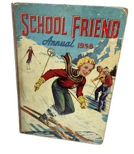 School Friend Annual 1958 Vintage Children’s Book Unclipped No Inscriptions picture