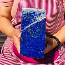 8.73LB Natural Lapis Lazuli Mineral Specimen Deep Blue Crystal healing Collect picture