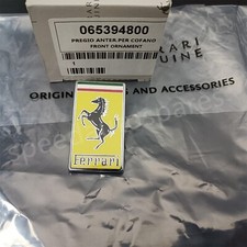 Ferrari 458/F8/488/F12/FF/599/612/430/SF90/Roma Front Hood Bumper  Badge65394800 picture