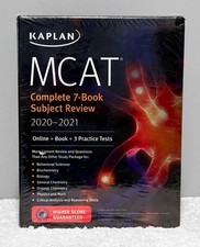 Kaplan MCAT Complete 7-Book Subject Review - 2020-2021 Edition - NEW & SEALED picture
