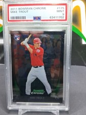 2011 Bowman Chrome Mike Trout Rookie #175 PSA 9  picture