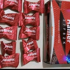 Hamer Coffee Gingseng Candy 1 Box 30pcs RARE EXCLUSIVE CANDY picture