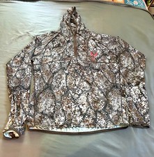 Badlands Stealth Hoodie Mens  Approach Camo 1/2 Zip Hunting Pullover Large picture