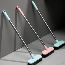 Deck Brush with Long Handle - Floor Scrub Brushes for Cleaning Shower, Stiff ... picture