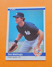 Fleer 1984 Don Mattingly RC #131 Base Set New York Yankees Baseball Card picture