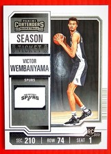 Victor Wembanyama RC 2023-24 Contenders Season Ticke #11 Damage Front Center picture