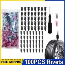 100PC Tire Repair Rubber Nails Tyre Puncture Repair Screws Kit with Screwdriver. picture