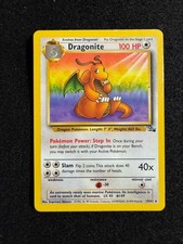 Pokemon TCG WOTC Dragonite Fossil 4/62 Holo Rare English 100 HP 1999 Unlimited picture
