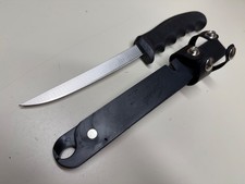 CUTCO FISHERMAN'S SOLUTION ADJUSTABLE FILLET KNIFE USA W/ SHEATH NICE CONDITION picture